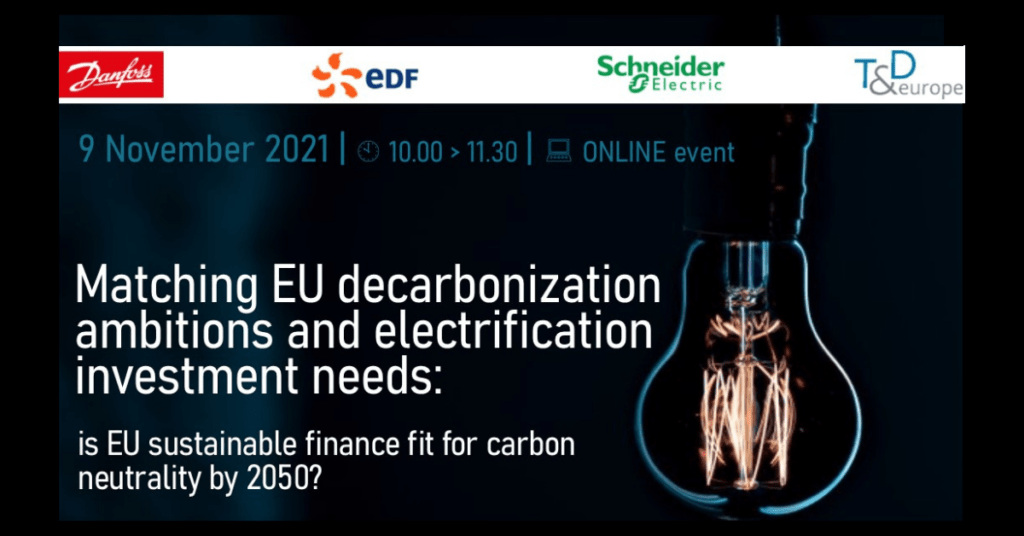 Matching EU Decarbonization Ambitions and Electrification Investment Needs